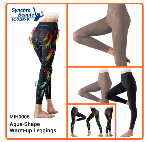 Synchro Beaute Aqua-Shape Warm-Up Leggings